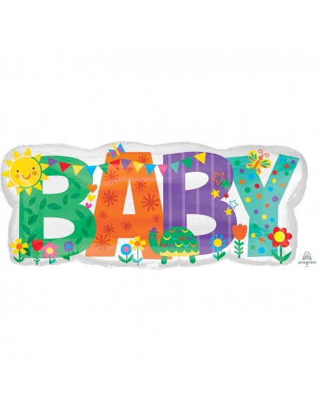 Globo Baby Banner Cute Icons Forma 83cm