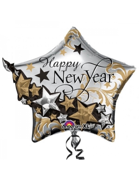 Globo Happy New Year Star Garland Forma 69cm