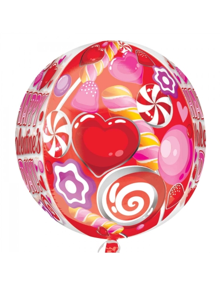 Globo Happy Valentines Day Candy Esfera 40cm