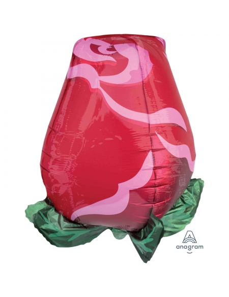 Globo Red Rose Bud Forma 55cm