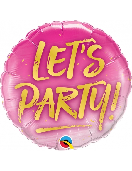 Globo Lets Party Redondo 45cm