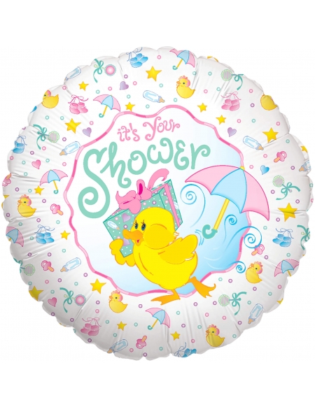 Globo Baby Shower Duck Redondo 45cm