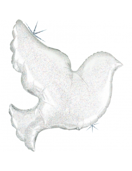 Globo Pearl White Dove Forma 86cm