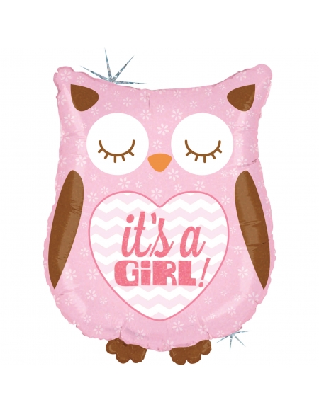 Globo Its A Girl Baby Owl Forma 66cm