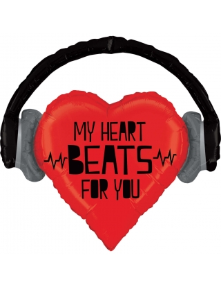 Globo My Heart Beats For You Forma 81cm