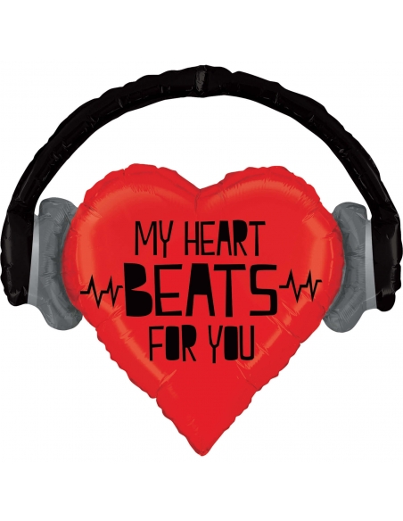 Globo My Heart Beats For You Forma 81cm