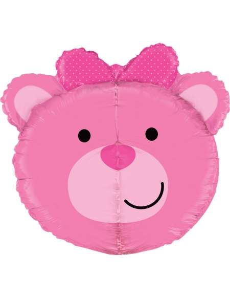 Globo Baby Girl Bear Forma 3D 69cm