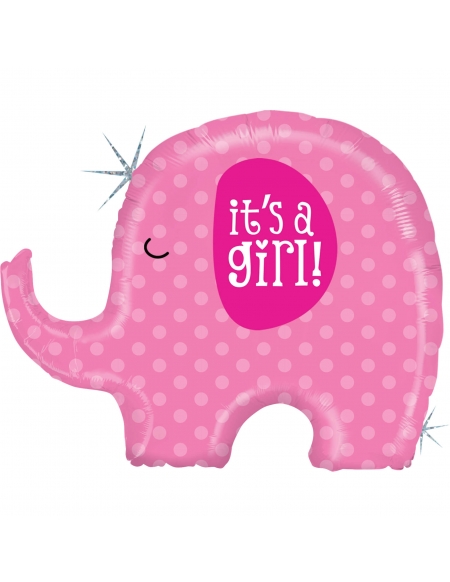 Globo Its A Girl Elephant Forma 81cm