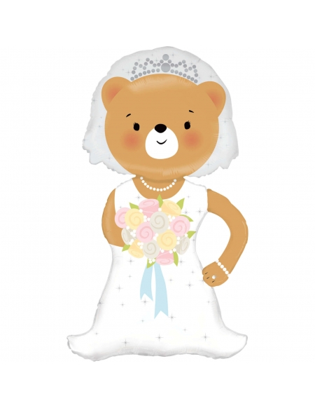 Globo Linky Bride Bear Forma 109cm