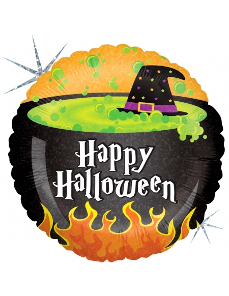 Globo Halloween Cauldron Redondo 45cm