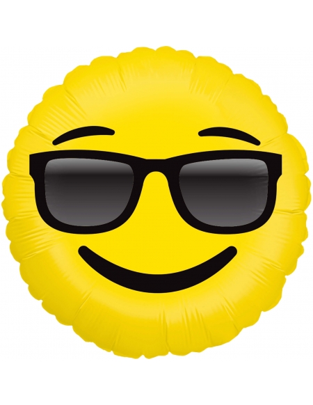 Globo Emoji Sunglasses Redondo 45cm