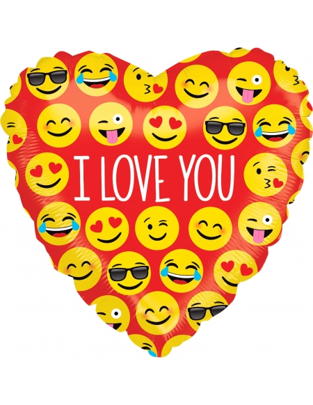 Globo Emoji Love Corazon 45cm