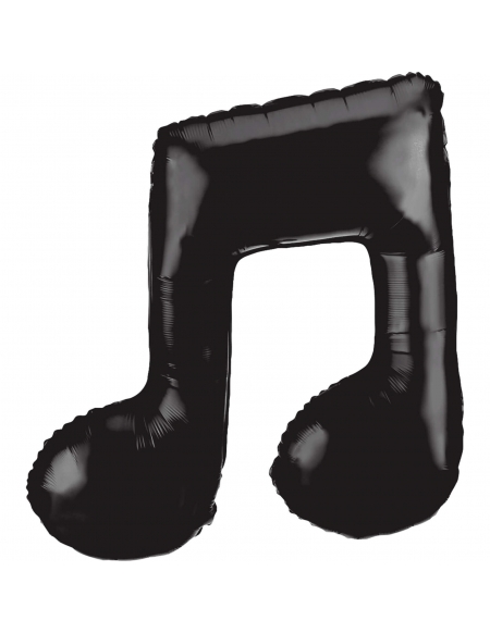 Globo Music Note Double Black Forma 102cm