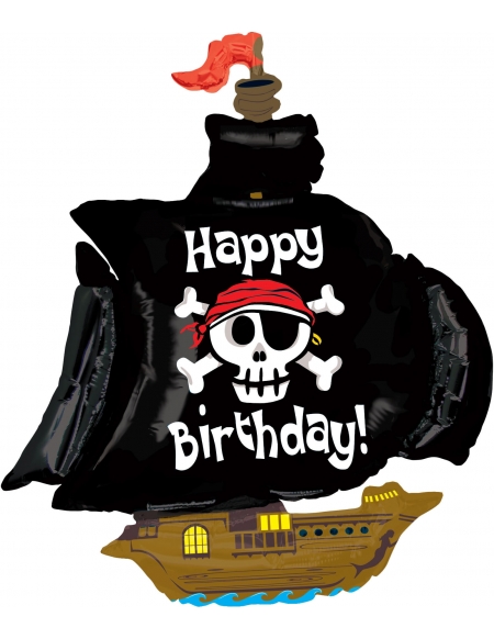 Globo Pirate Ship Birthday Forma 117cm