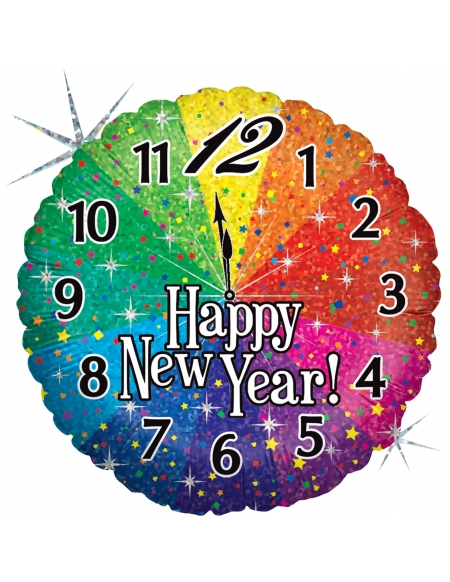 Globo New Year Countdown Redondo 45cm