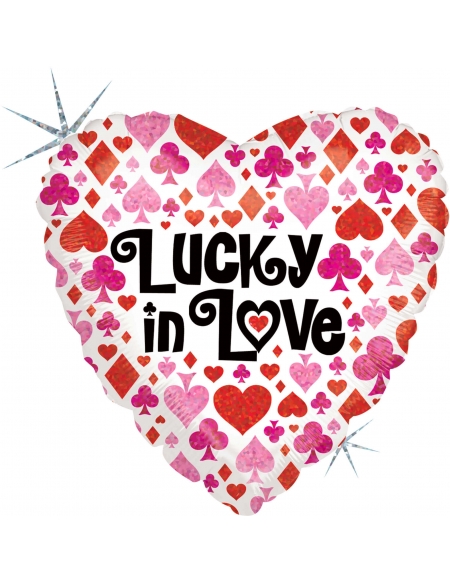 Globo Lucky In Love Corazon 45cm