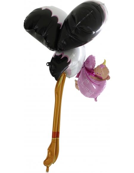 Globo Baby Girl Stork Forma 152cm