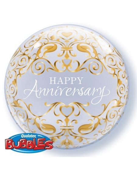 Globo Anniversary Classic - Bubble Burbuja 55cm - Q16660