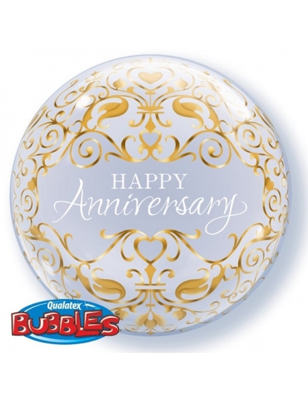 Globo Anniversary Classic - Bubble Burbuja 55cm - Q16660