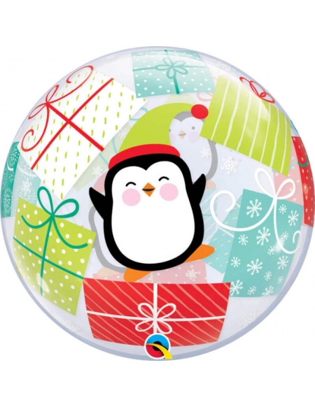 Bubble Penguins and Presents Single 55cm