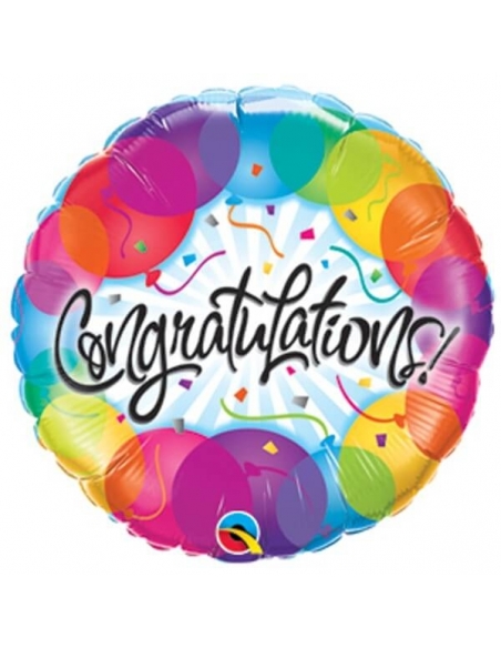 Globo Congratulation Balloons Mini 23cm