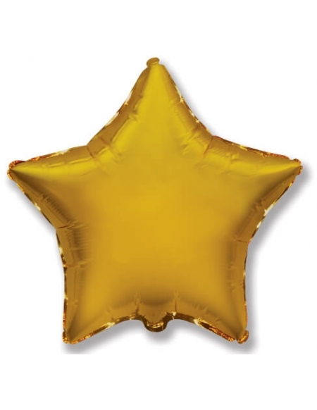 Globo Estrella 78cm Oro Foil Poliamida