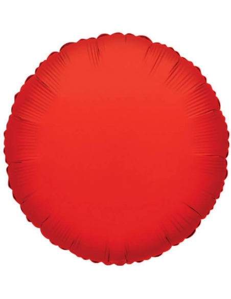Globo Redondo 10cm Rojo - Foil Poliamida - K3407104