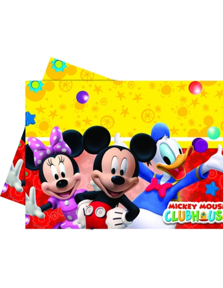 Mantel Mickey Mouse Club House de 120x180cm para Cumpleaños