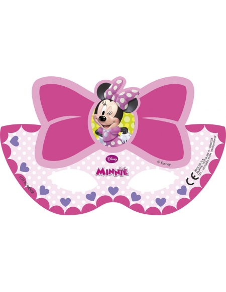 Caretas Minnie Mouse Rosa para Fiestas y Cumpleaños