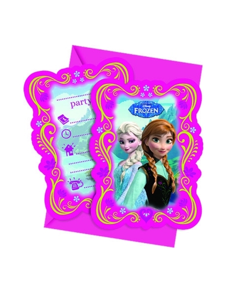 Invitaciones Frozen Alpine con Sobre para Cumpleaños