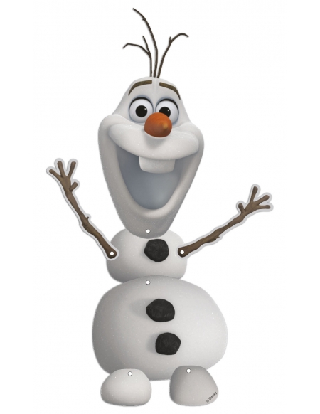 Figura Articulada Frozen Olaf Alpine para Fiestas y Cumpleaños