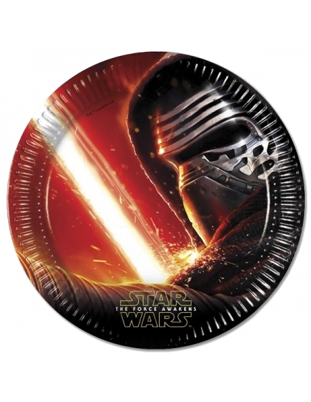 Platos Star Wars The Force Awakens de 23cm para Cumpleaños