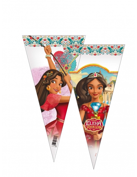 Bolsa Cono Elena de Avalor 20x40 para Fiestas y Cumpleaños