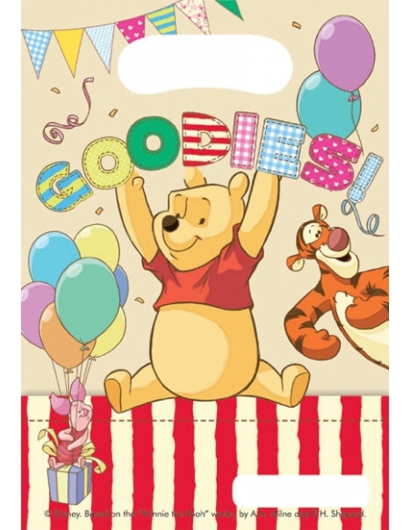 Bolsa de Fiesta Winnie the Pooh para Fiestas y Cumpleaños