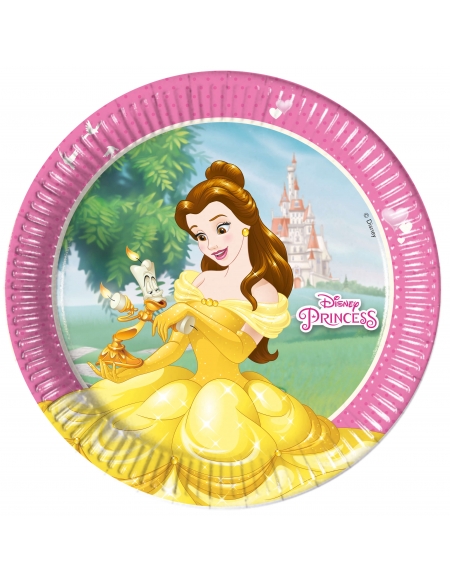 Platos Princess Heartstrong de 23cm para Fiestas y Cumpleaños