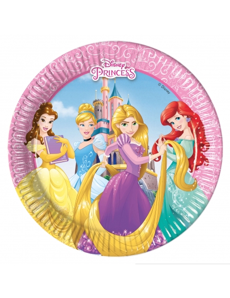 Platos Princess Heartstrong de 20cm para Fiestas y Cumpleaños