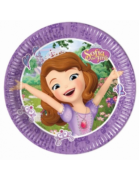 Platos Princesa Sofia Mystic Isles de 20cm para Cumpleaños