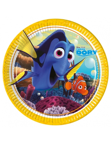 Platos Buscando a Dory de 23cm para Fiestas y Cumpleaños