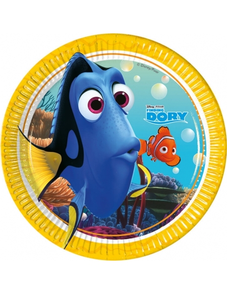 Platos Buscando a Dory de 20cm para Fiestas y Cumpleaños