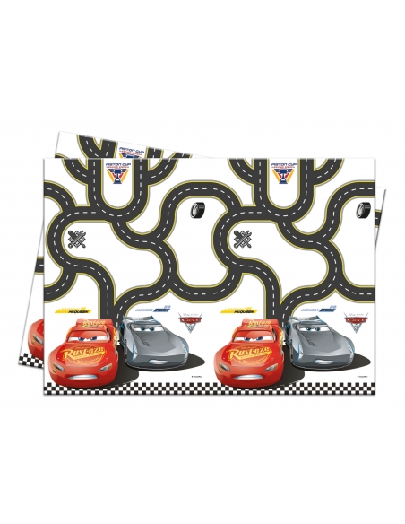 Mantel Cars 3 de 120x180cm para Fiestas y Cumpleaños