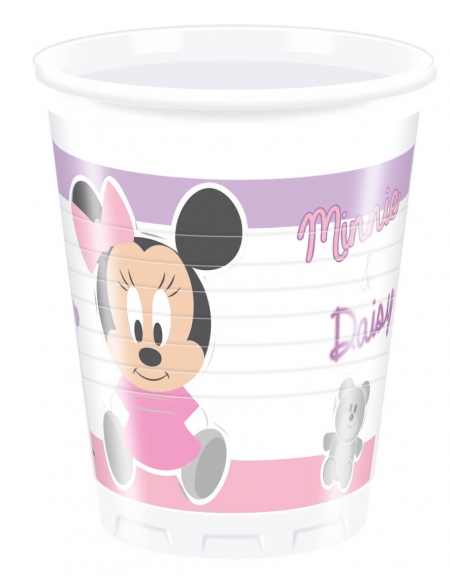 Vasos Baby Minnie 2 de 200ml para Fiestas y Cumpleaños