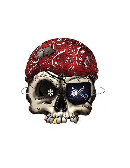 Caretas Piratas 6 UDS