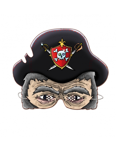 Caretas Piratas 6 UDS