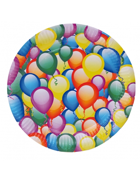 Platos Globos 23cm para Fiestas y Cumpleaños