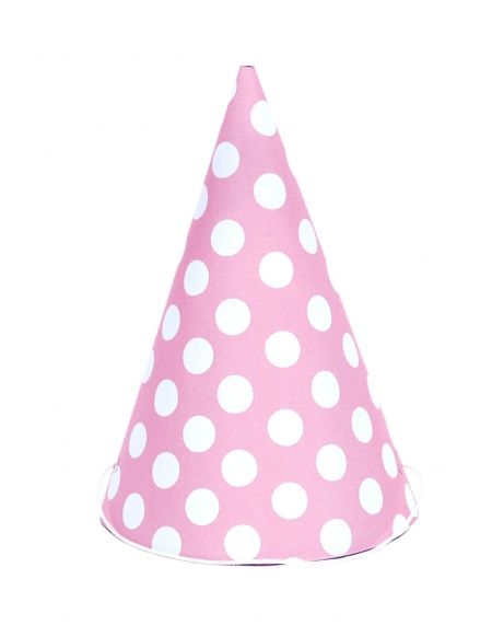 Sombreros Lunares Rosa para Fiestas y Cumpleaños