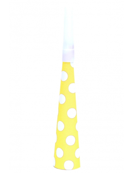 Trompetas Lunares Amarillo para Fiestas y Cumpleaños