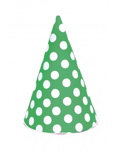 Sombreros Lunares Verde para Fiestas y Cumpleaños