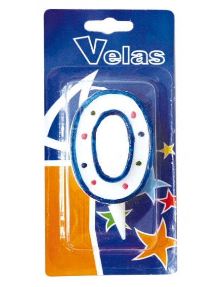 Vela Numero 0 para Fiestas y Cumpleaños