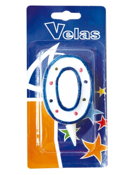 Vela Numero 0 para Fiestas y Cumpleaños