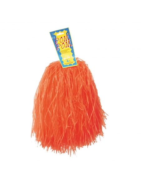 Pompon Senior Anilla Naranja para Fiestas y Cumpleaños